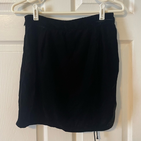 NWT Free People Vivienne Velvet Mini Skirt - Picture 6 of 8